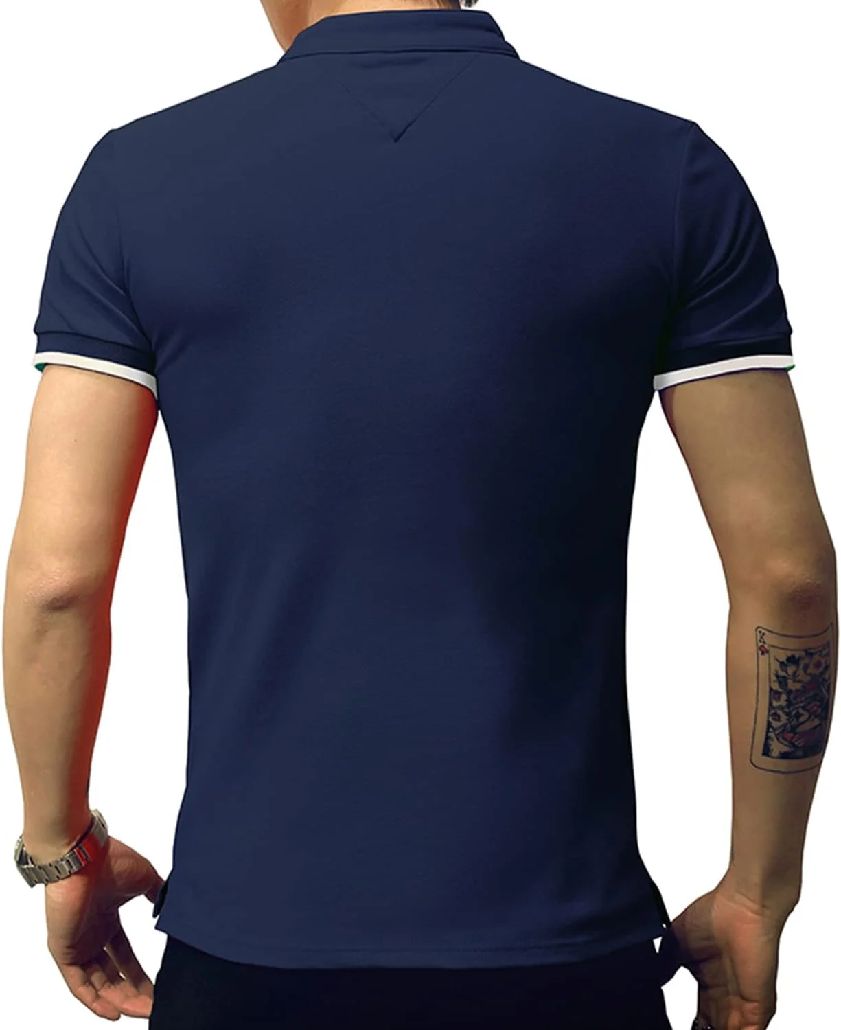 تی‌شرت‌های پولو مردانه لاگییر، آستین کوتاه/بلند، تی‌شرت‌های کژوال، فیت اسلیم، تی‌شرت‌های پولو نخی برای مردان
