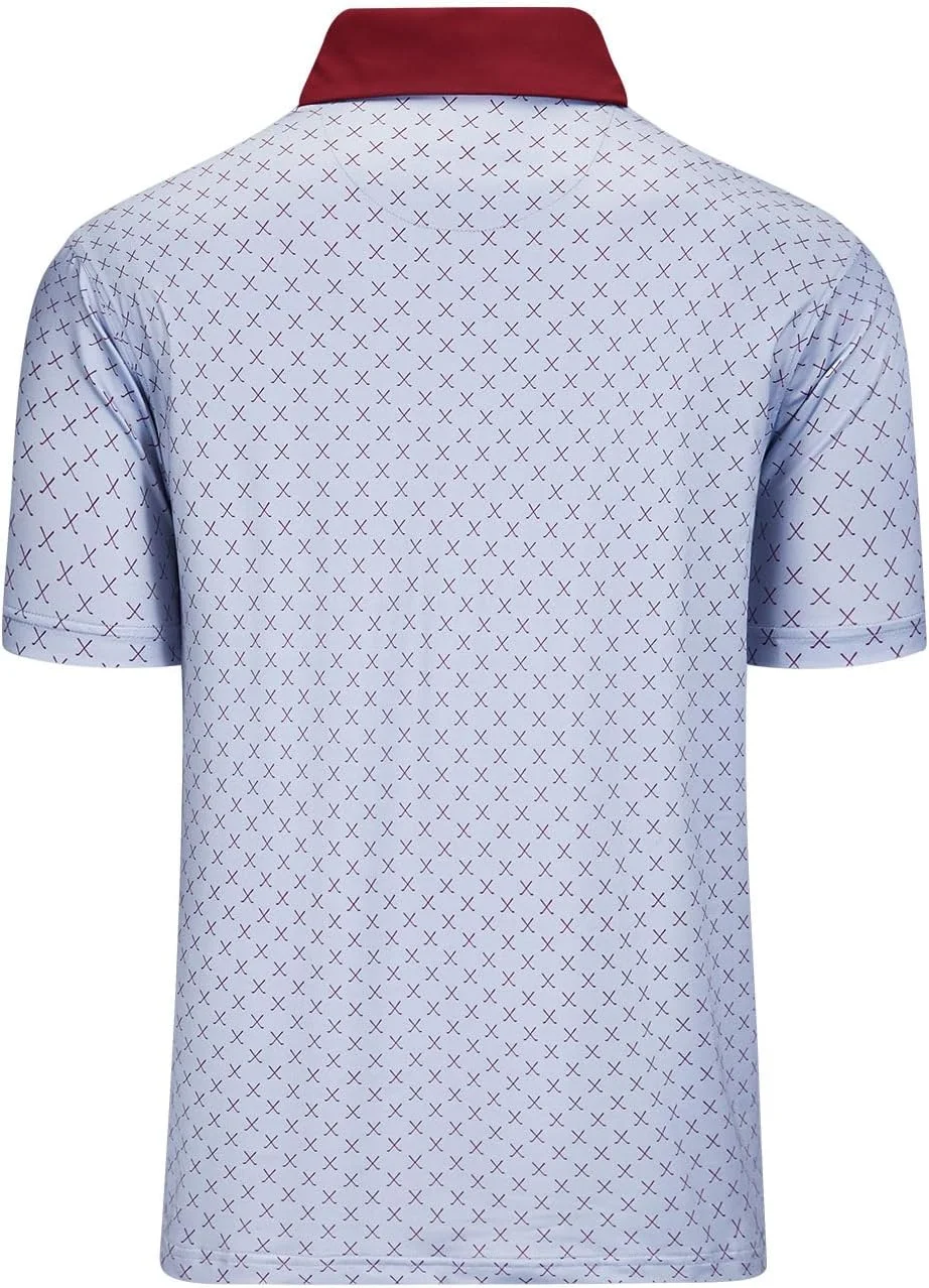 پولوشرت آستین کوتاه مردانه مناسب گلف، با قابلیت تنفس و خشک شدن سریع