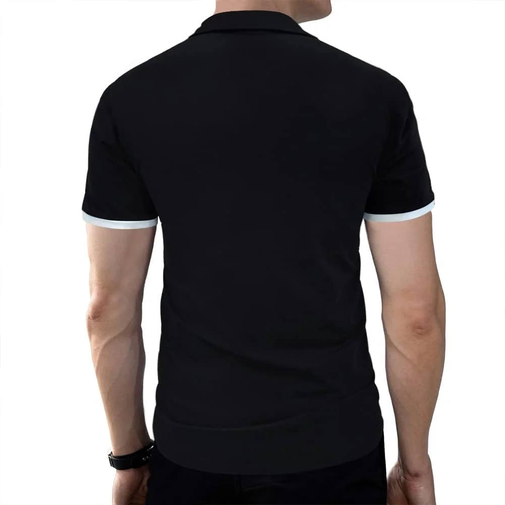 پولوشرت مردانه LOGEEYAR، آستین کوتاه، پنبه ای، مناسب گلف، تیشرت های غیر رسمی و خوش استایل پولوشرت مردانه LOGEEYAR، آستین کوتاه، پنبه ای، مناسب گلف، تیشرت های غیر رسمی و خوش استایل