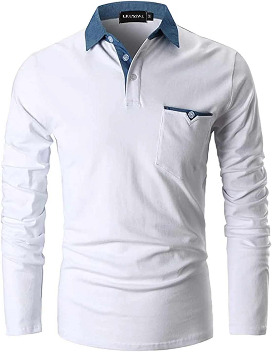 پیراهن آستین بلند مردانه LIUPMWE، پیراهن پولو آستین بلند مردانه، پیراهن های پولو آستین بلند مردانه با جیب، پیراهن های گلف پیراهن آستین بلند مردانه LIUPMWE، پیراهن پولو آستین بلند مردانه، پیراهن های پولو آستین بلند مردانه با جیب، پیراهن های گلف