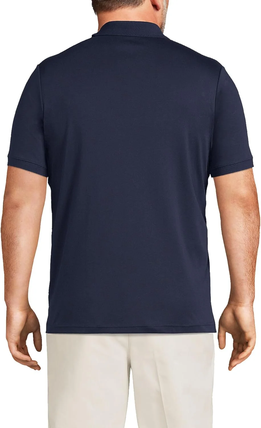 پولوشرت آستین کوتاه مردانه Lands' End از پنبه سوپیما تولید آمریکا