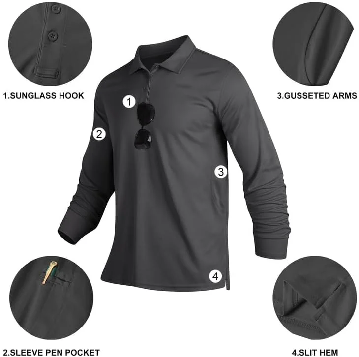 پولوشرت مردانه آستین کوتاه با قابلیت جذب رطوبت، مناسب فعالیت های ورزشی و استایل کژوال یقه دار