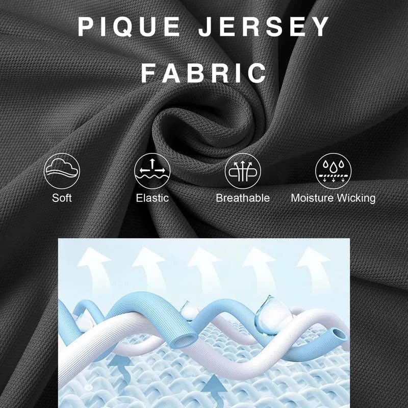 پولوشرت مردانه آستین کوتاه با قابلیت جذب رطوبت، مناسب فعالیت های ورزشی و استایل کژوال یقه دار