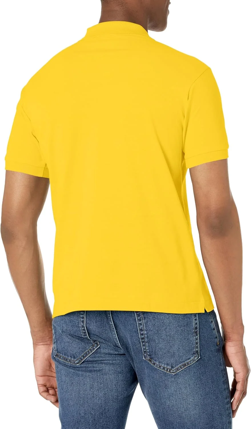 پولوشرت مردانه لاکوست مدل L.12.12 اورجینال پیiqué با فیت کلاسیک، زرد روشن، سایز XX-Large