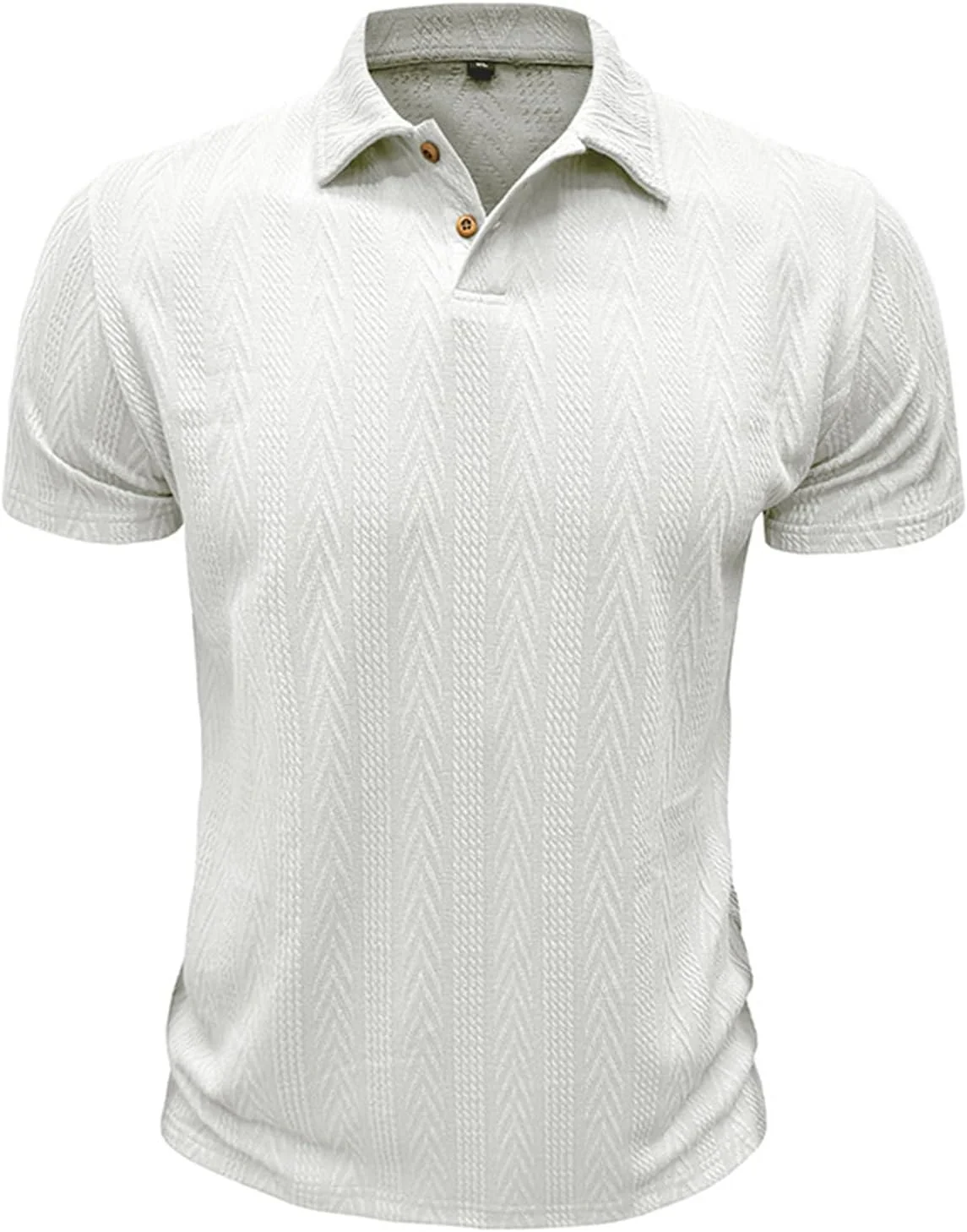 پولوشرت بافتنی مردانه آستین کوتاه، فیت باریک، تیشرت یقه دار بافت دار تابستانی پولوشرت بافتنی مردانه آستین کوتاه، فیت باریک، تیشرت یقه دار بافت دار تابستانی