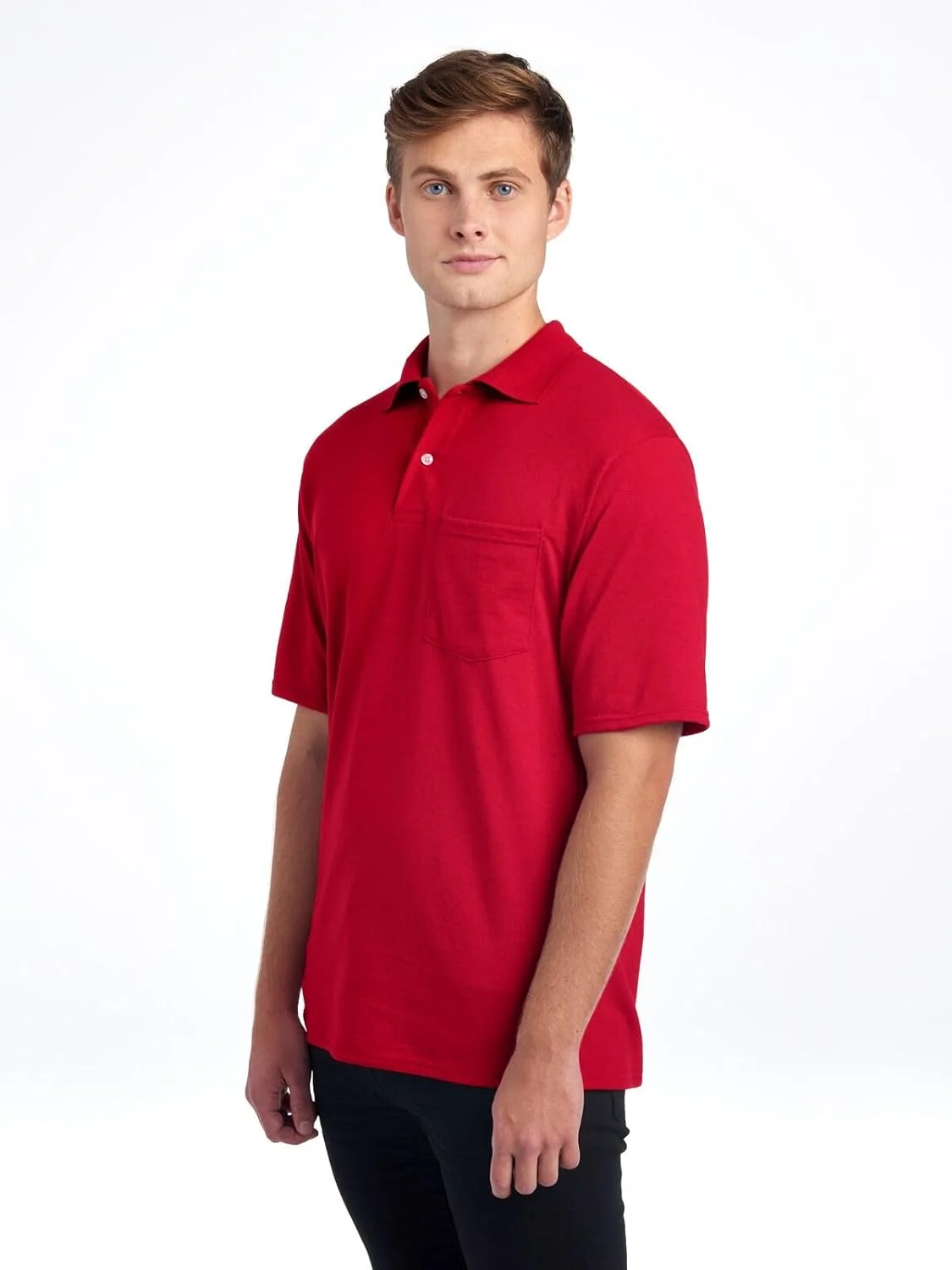 پولوشرت آستین کوتاه مردانه جیب دار Jerzees، Dri-Power، سایزهای S-5X پولوشرت آستین کوتاه مردانه جیب دار Jerzees، Dri-Power، سایزهای S-5X