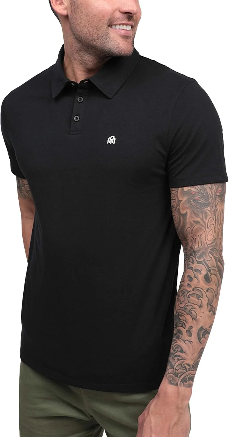 پولوشرت مردانه INTO THE AM - آستین کوتاه یقه دار، سایز S تا 4XL، مناسب کار