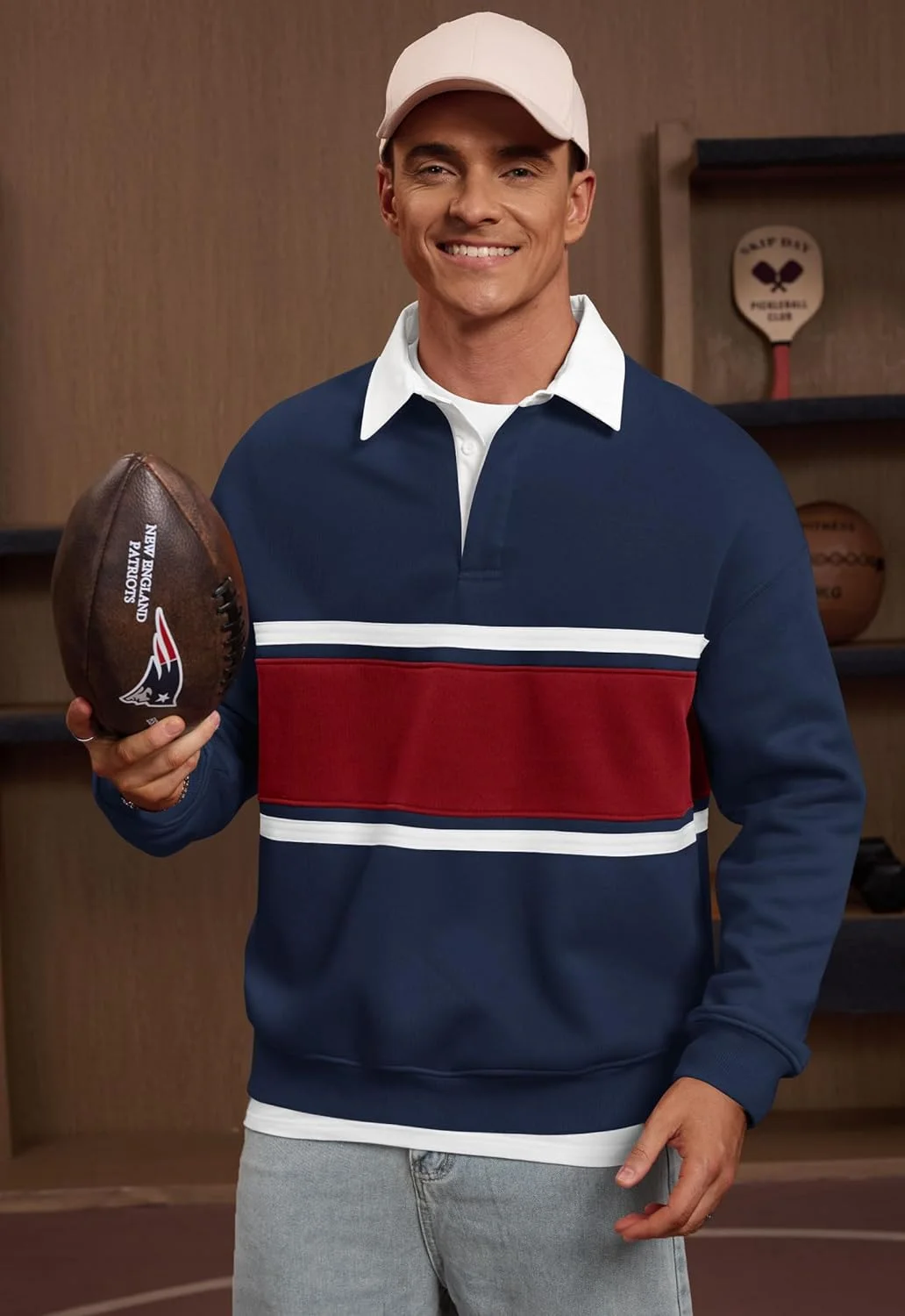 پلیور پولو مردانه ضخیم و پشمی با طرح رنگی پلیور پولو مردانه ضخیم و پشمی با طرح رنگی