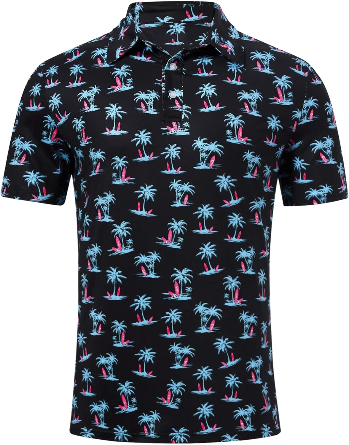 پولوشرت مردانه طرح‌دار مناسب گلف، با قابلیت جذب رطوبت و خشک شدن سریع، سایز M-XXL
