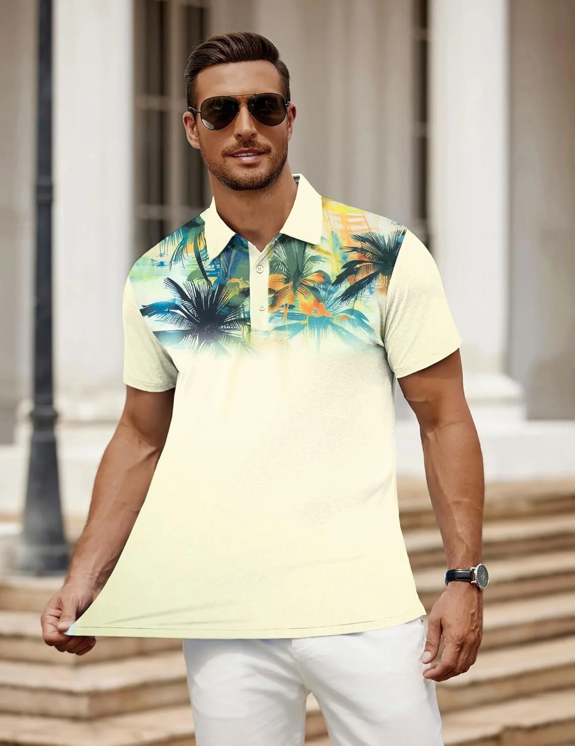 پولوشرت های گلف مردانه با طرح هاوایی، پولوشرت های گلف چاپی با کیفیت، تاپ گلف با قابلیت جذب رطوبت، خشک شدن سریع، تیشرت های ورزشی نرم پولوشرت های گلف مردانه با طرح هاوایی، پولوشرت های گلف چاپی با کیفیت، تاپ گلف با قابلیت جذب رطوبت، خشک شدن سریع، تیشرت های ورزشی نرم