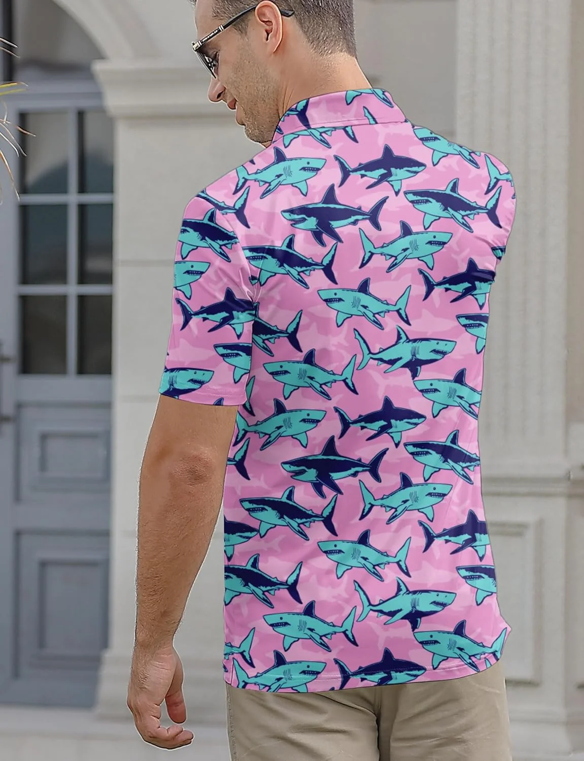 پولوشرت مردانه طرح دار مناسب گلف، با قابلیت تنفس و خشک شدن سریع پولوشرت مردانه طرح دار مناسب گلف، با قابلیت تنفس و خشک شدن سریع