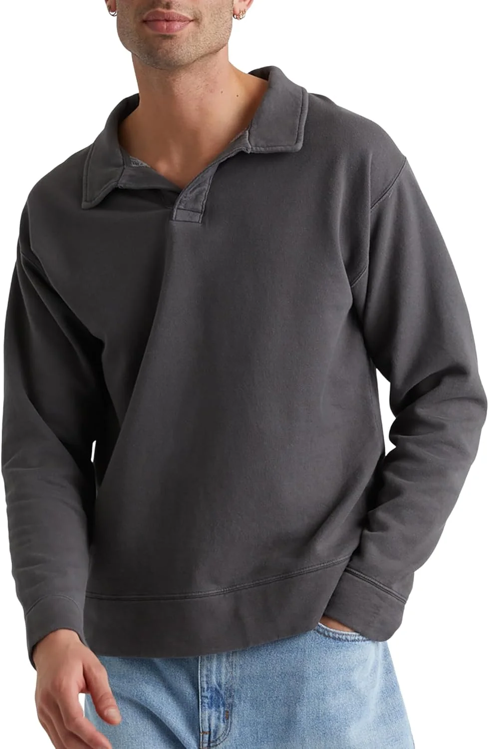 پولوشرت پشمی مردانه Hanes Originals، پولوشرت رنگ‌شده برای مردان، پولوشرت نخی