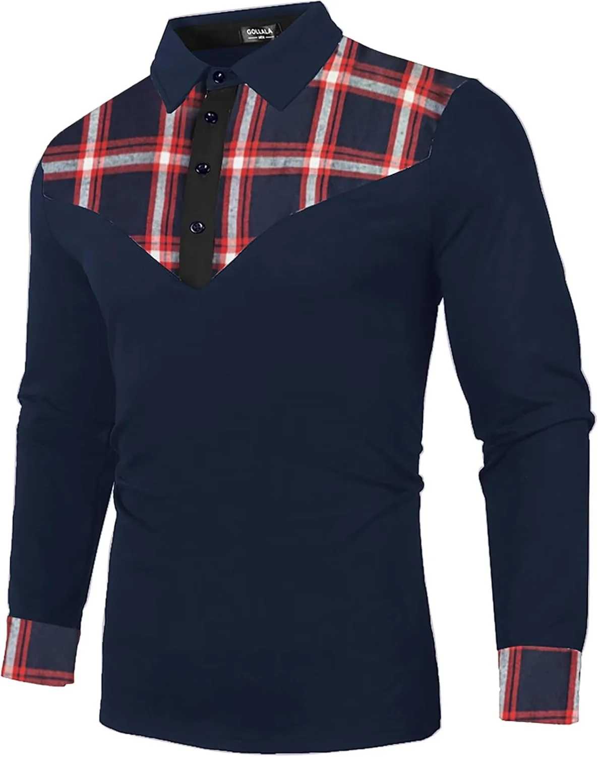 پولوشرت مردانه پنبه ای آستین بلند