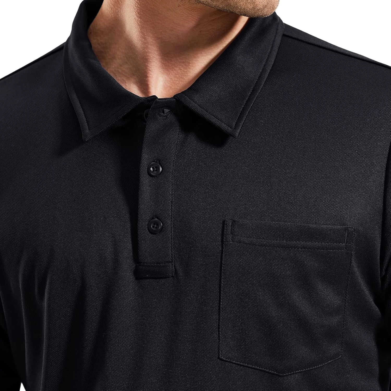 پولوشرت مردانه هایمونت آستین کوتاه با جیب، خشک‌شونده سریع و ضد رطوبت، مناسب گلف، کار و استایل کژوال