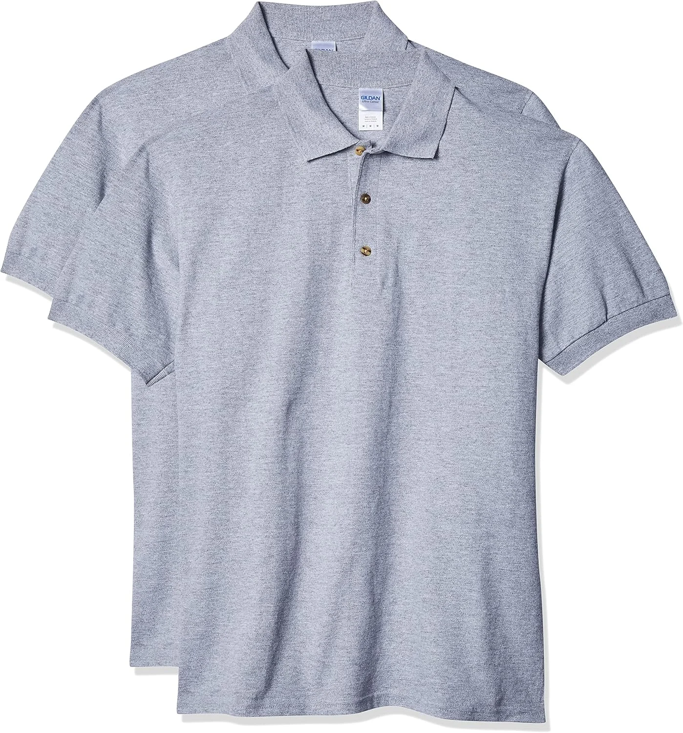 پیراهن ورزشی پنبه ای یقه دار بزرگسالان گیلدان، مدل G3800، بسته 2 عددی