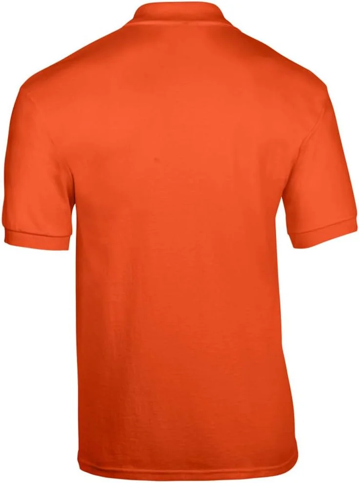 پولوشرت آستین کوتاه یقه دار Gildan DryBlend مناسب بزرگسالان (M) (نارنجی)