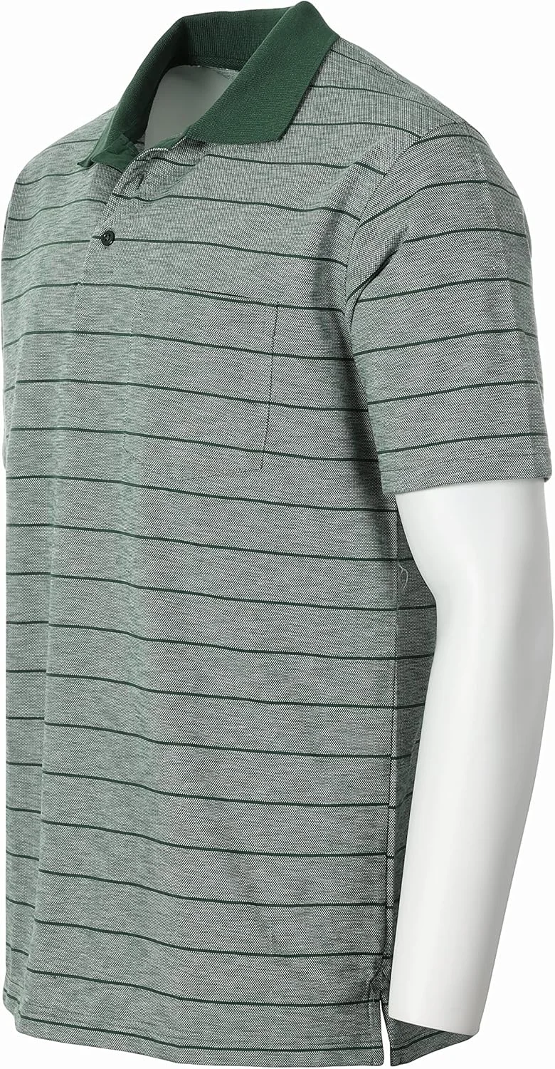 پولوشرت آستین کوتاه مردانه Gioberti با طرح راه راه و جیب