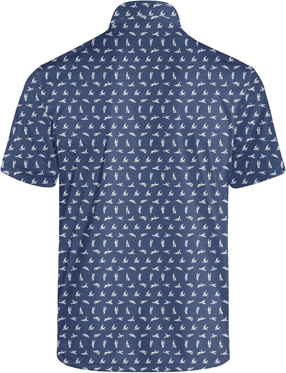 پولوشرت های گلف مردانه با طرح های بامزه، آستین کوتاه، عملکرد بالا