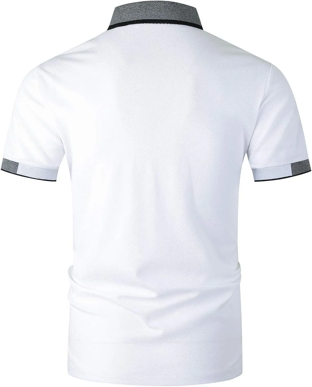 پولوشرت مردانه آستین کوتاه، پولوشرت غیررسمی با رنگ متضاد