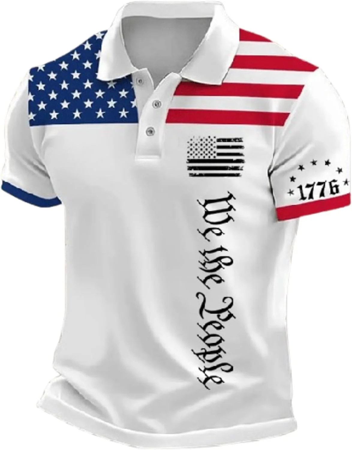 پولوشرت مردانه طرح پرچم روز استقلال و شعار "ما مردم" پولوشرت مردانه طرح پرچم روز استقلال و شعار "ما مردم"