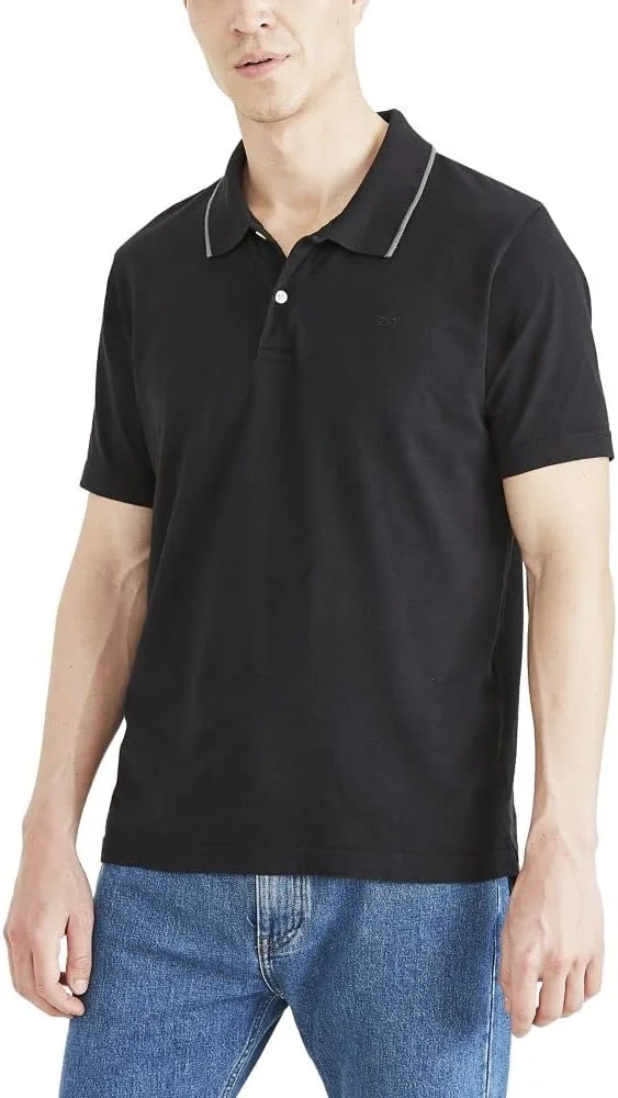 پولوشرت آستین کوتاه مردانه داکرز، عملکرد عالی (سایزهای معمولی و بزرگ) پولوشرت آستین کوتاه مردانه داکرز، عملکرد عالی (سایزهای معمولی و بزرگ)