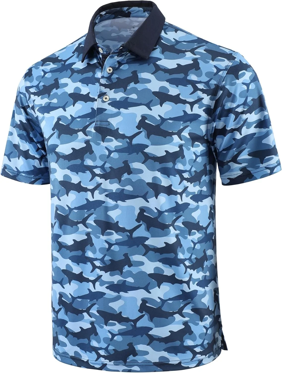 پولوشرت مردانه گلف، با قابلیت خشک شدن سریع، راحت، کشسان، آستین کوتاه، عملکرد بالا، جذب رطوبت، طرح جالب