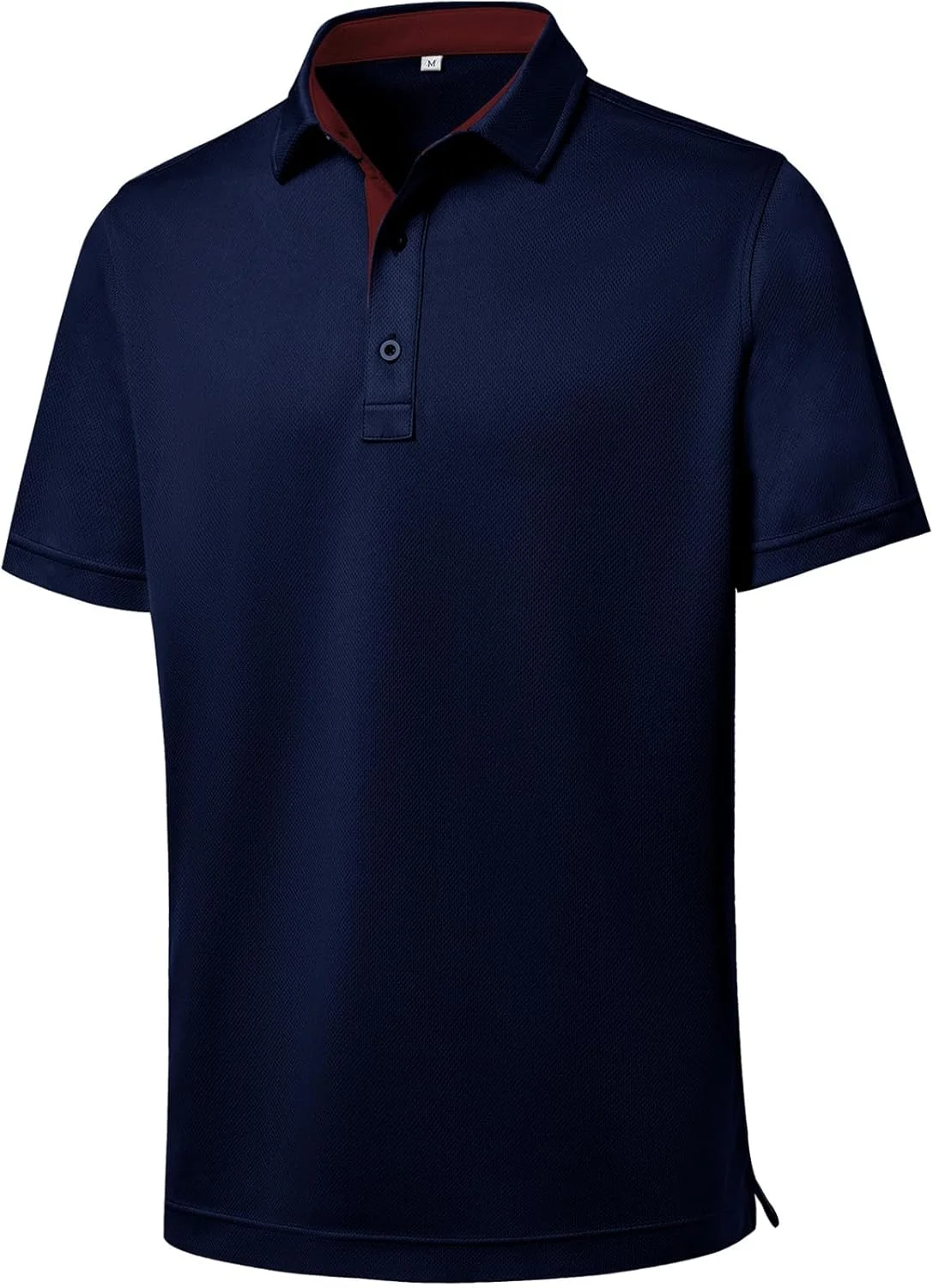 پولوشرت مردانه DEOLAX، آستین کوتاه، مناسب گلف، با طراحی ساده و پارچه نرم و خنک