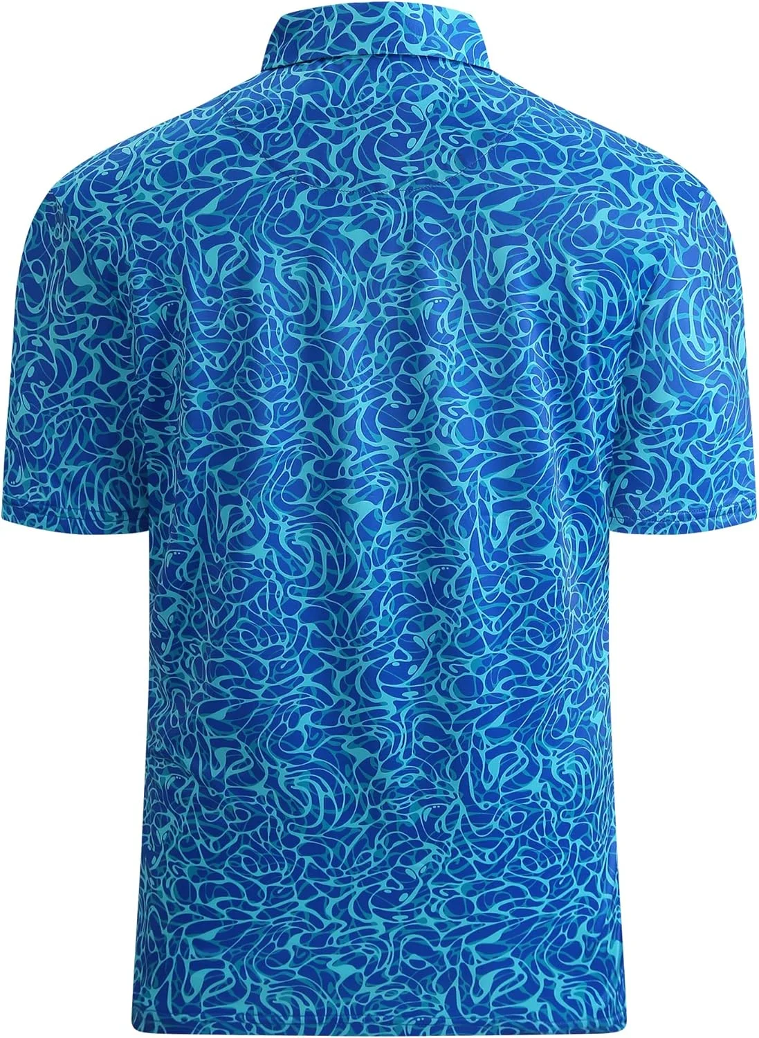 پولوشرت های گلف مردانه دمیپو، آستین کوتاه یقه دار با قابلیت خشک شدن سریع