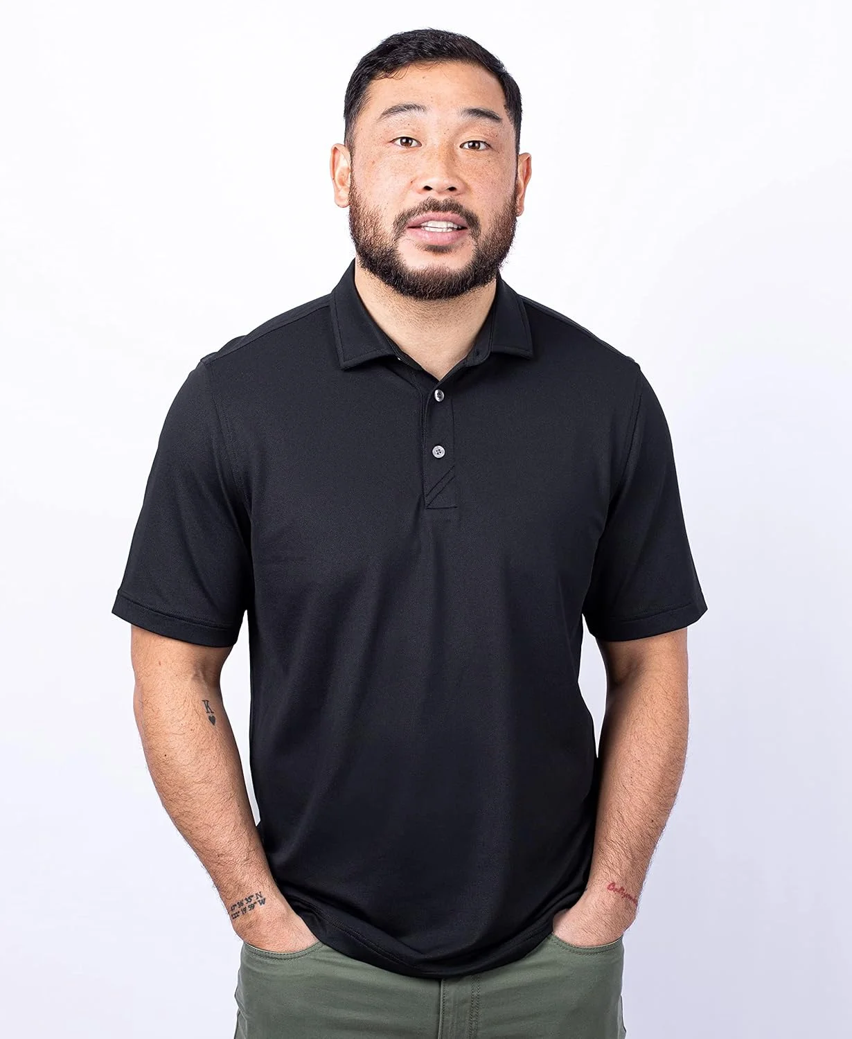 پولوشرت آستین کوتاه مردانه کاتر اند باک مدل Virtue Eco Pique بازیافتی