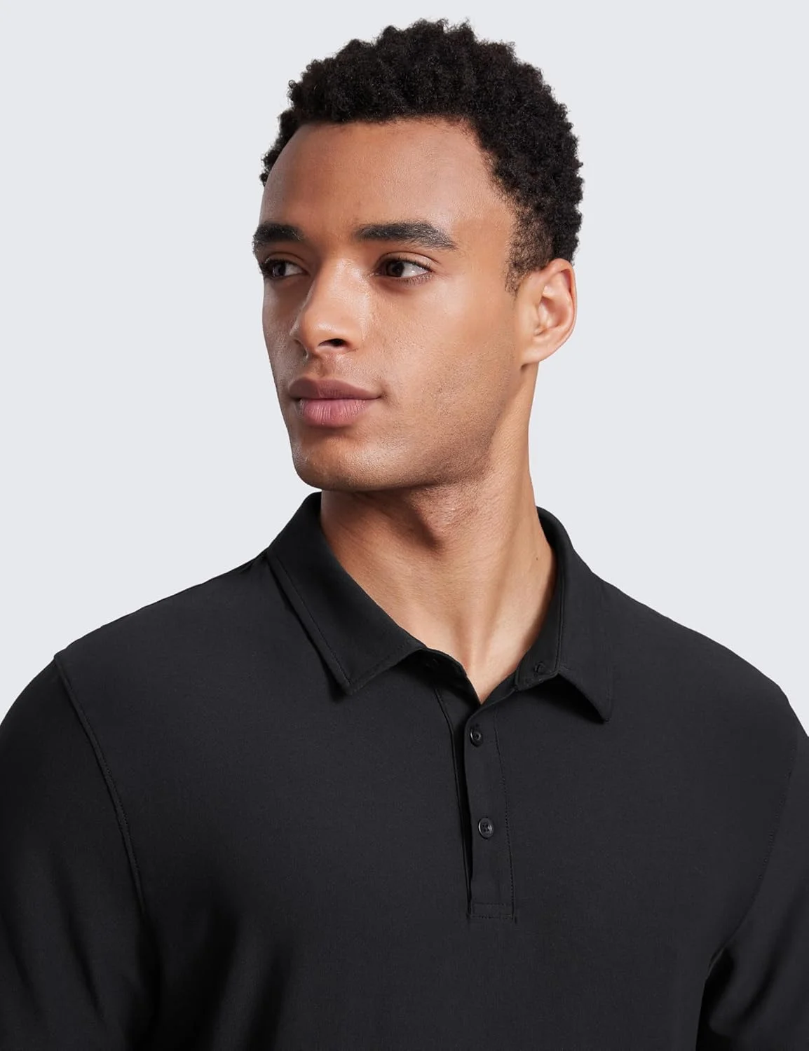 پولوشرت آستین کوتاه مردانه CRZ YOGA Cloudweight، فیت باریک، سبک وزن، دارای قابلیت جذب رطوبت، مناسب ورزش و استفاده روزمره، دکمه دار، مناسب گلف