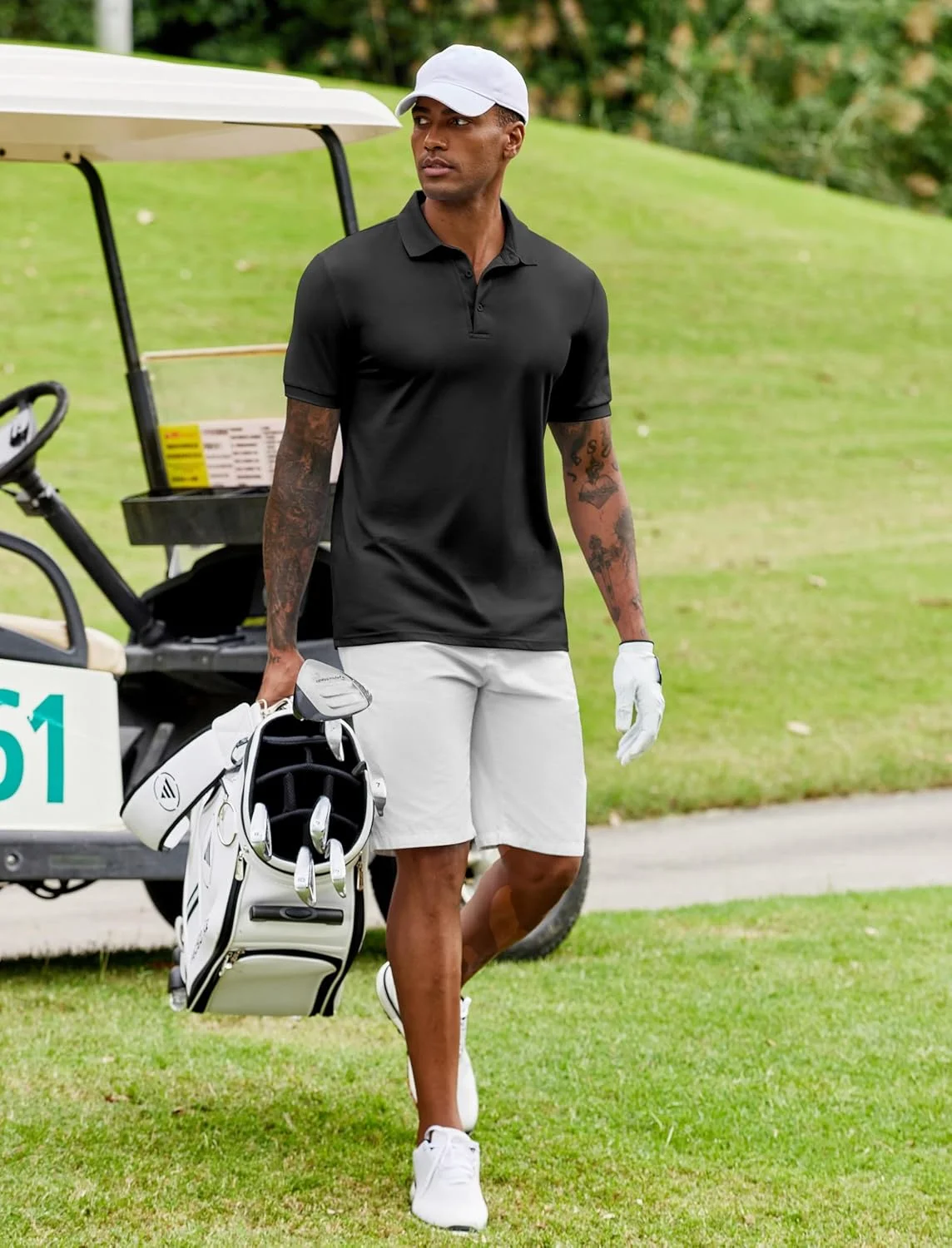 تی شرت پولو مردانه آستین کوتاه، رطوبت گیر، خشک شونده سریع، مناسب گلف، تنیس و ورزش تی شرت پولو مردانه آستین کوتاه، رطوبت گیر، خشک شونده سریع، مناسب گلف، تنیس و ورزش