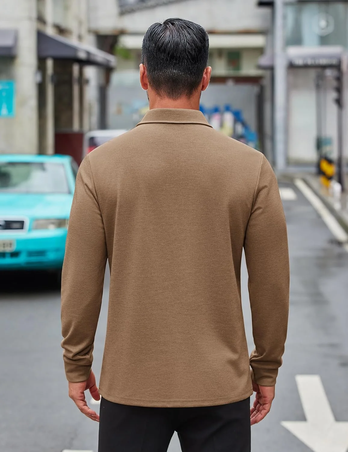 پیراهن پولو آستین بلند مردانه COOFANDY، مناسب برای محیط کار، پیراهن یقه دار غیر رسمی، بلوز سبک دکمه دار برای گلف پیراهن پولو آستین بلند مردانه COOFANDY، مناسب برای محیط کار، پیراهن یقه دار غیر رسمی، بلوز سبک دکمه دار برای گلف