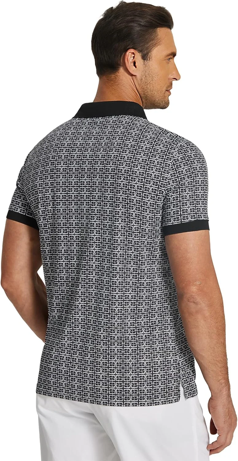 پولوشرت مردانه آستین کوتاه طرح دار پولوشرت مردانه آستین کوتاه طرح دار