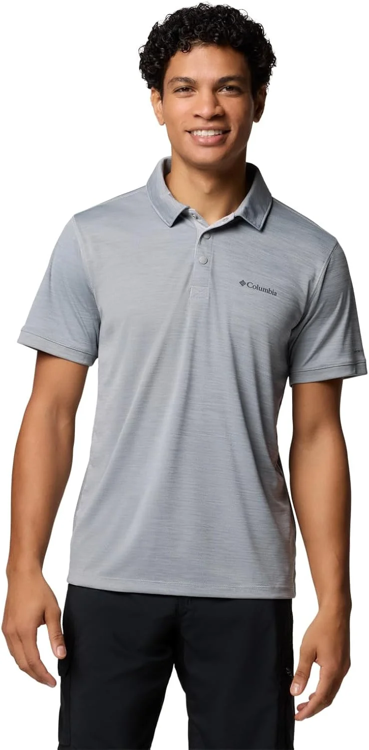 پولوشرت بافتنی مردانه کلمبیا مدل Sage Peak