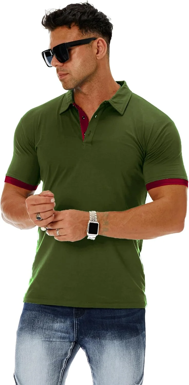 پولوشرت آستین کوتاه و بلند مردانه، طرح ساده و کلاسیک، فیت اسلیم