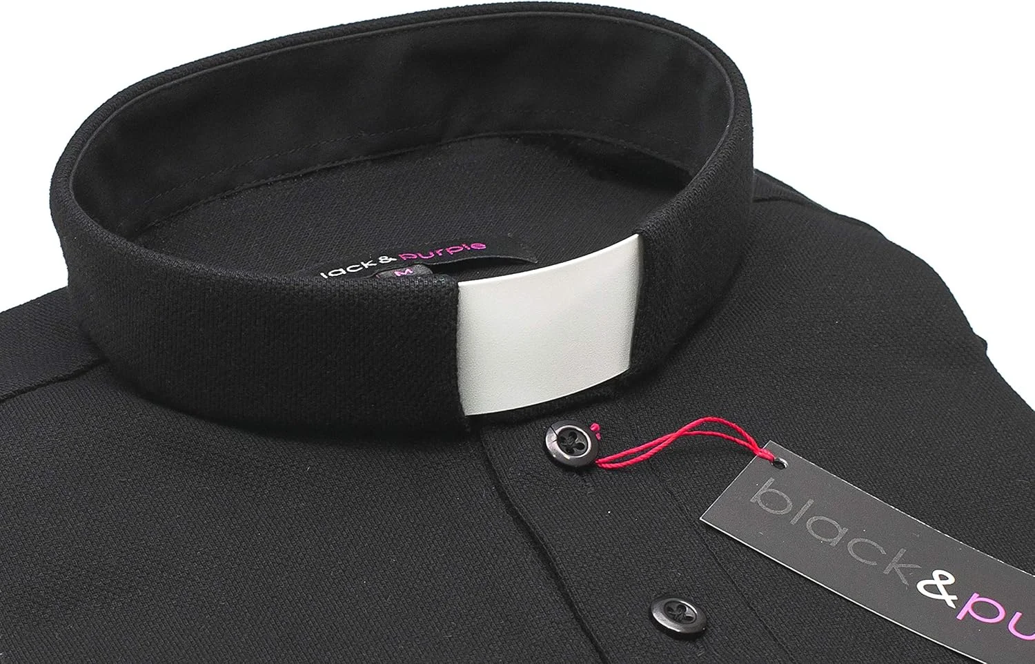 پولوشرت آستین کوتاه روحانی مشکی (XL)