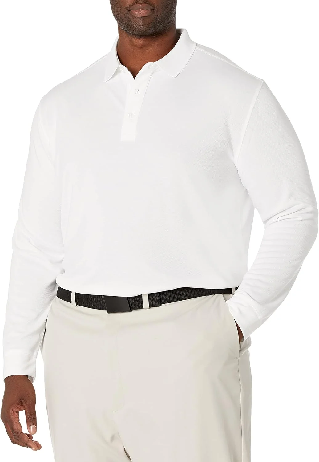 پولوشرت آستین بلند مردانه کالاوی، فناوری Opti-Dri، محافظت در برابر آفتاب، پیراهن های گلف مردانه