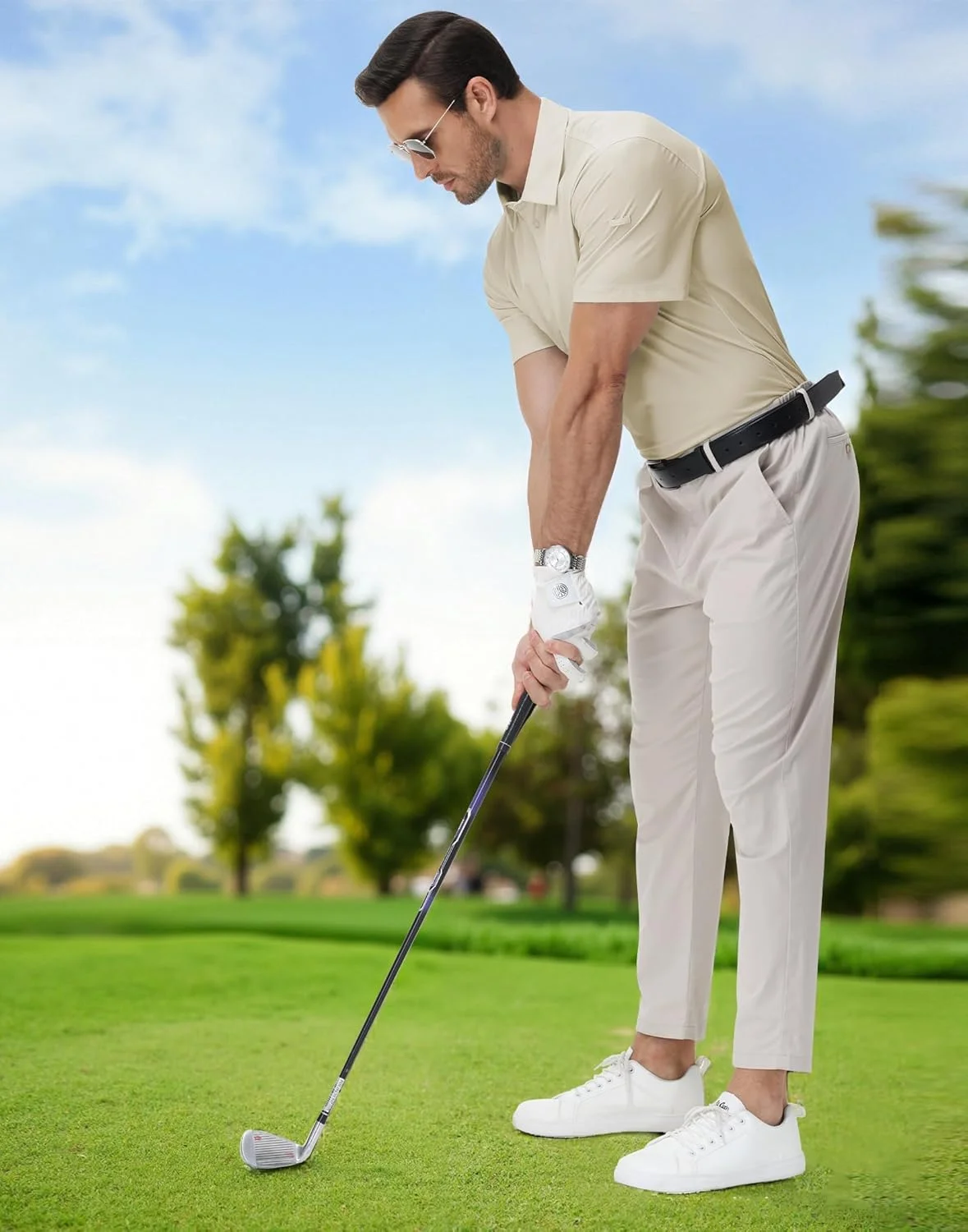 پولوشرت مردانه آستین کوتاه ورزشی با قابلیت خشک شدن سریع و عملکرد عالی