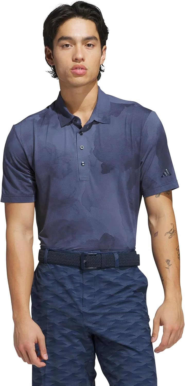 پولوشرت مردانه آدیداس Ultimate365 Tour طرح دار با حس خنکی