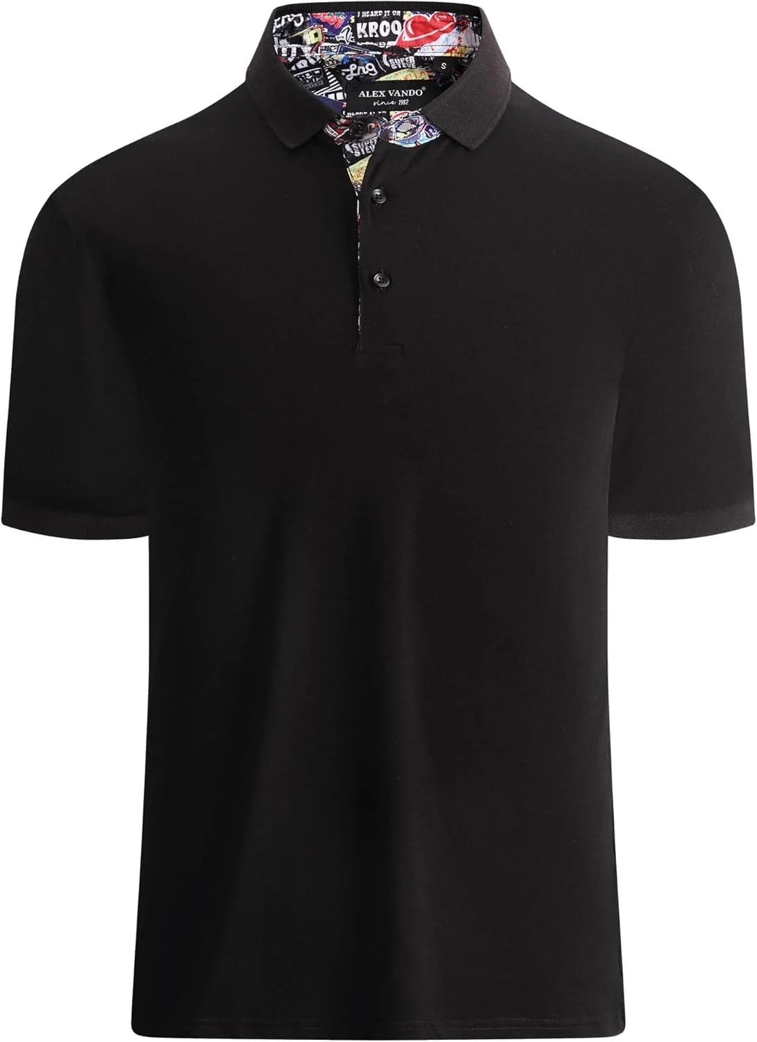پولوشرت مردانه آستین کوتاه الکس واندو با طراحی شیک و تن خور معمولی