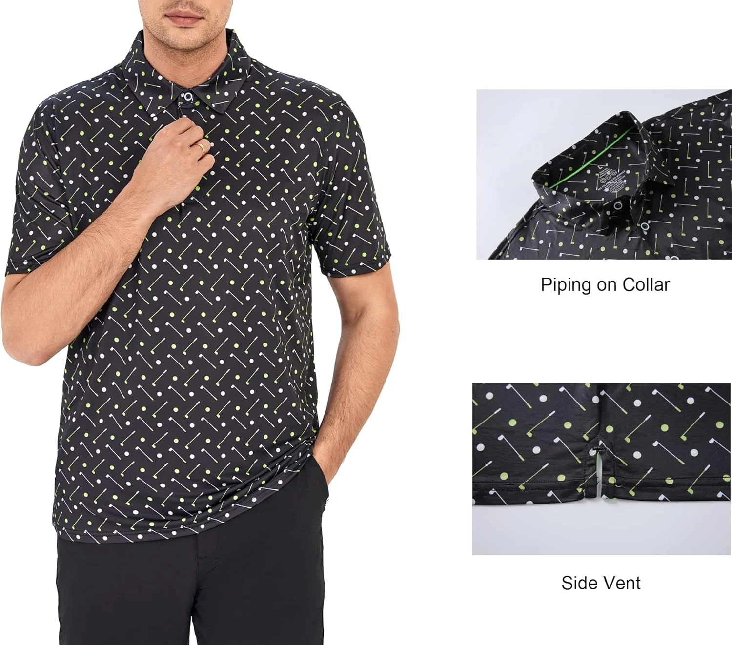 پیراهن پولو مردانه الکس واندو با قابلیت جذب رطوبت و خشک شدن سریع