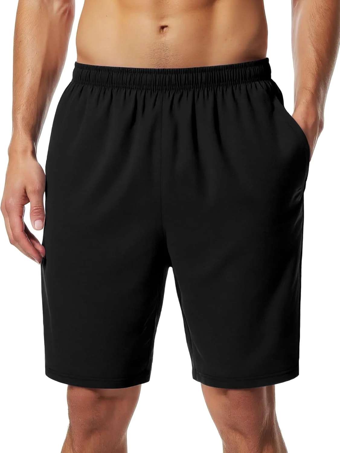 شلوارک ورزشی مردانه 9 اینچی، شلوارک دویدن سریع خشک، شلوارک ورزشی سبک وزن برای باشگاه و بسکتبال با جیب