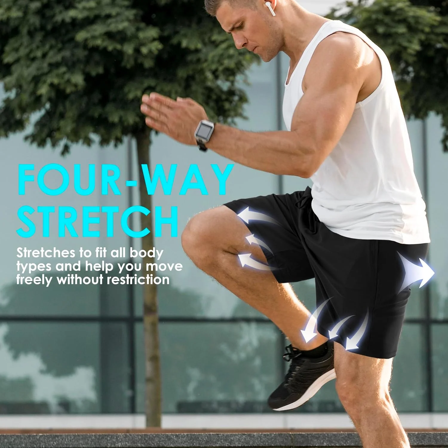 ست 2 عددی شلوارک ورزشی مردانه، سبک، مناسب تمرین، باشگاه، پیاده روی و بسکتبال با قابلیت خشک شدن سریع ست 2 عددی شلوارک ورزشی مردانه، سبک، مناسب تمرین، باشگاه، پیاده روی و بسکتبال با قابلیت خشک شدن سریع