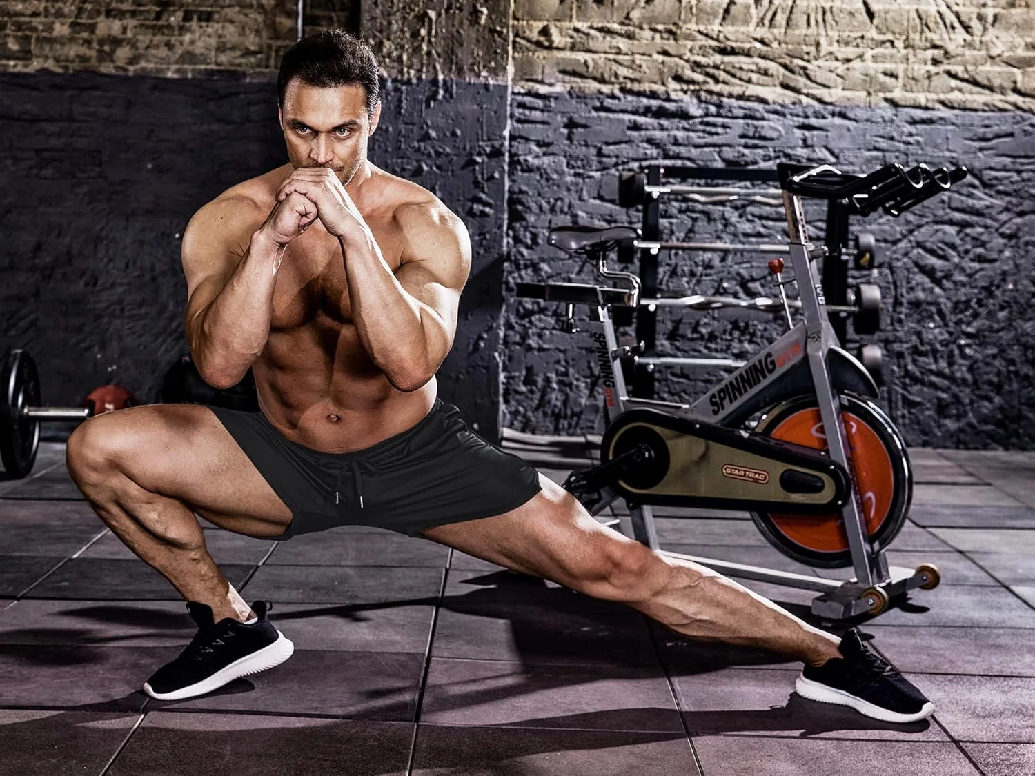 شورت ورزشی مردانه COOFANDY، بسته 2 عددی، شورت ورزشی باشگاهی با قابلیت خشک شدن سریع، شورت ورزشی سبک وزن 5 اینچی با جیب