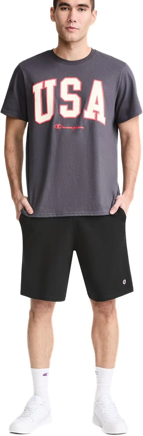 شلوارک راحتی مردانه کمربلند 9 اینچی، مدل استاندارد، سبک وزن، موجود در سایزهای معمولی و بزرگ