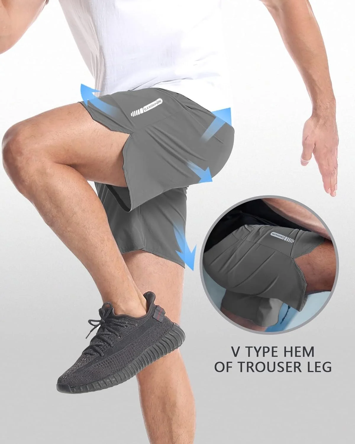 شورت ورزشی مردانه CANGHPGIN، بسته 2 عددی، مناسب تمرین، قد 7 اینچ، خشکشونده سریع، شورت پیادهروی مردانه، شورت ورزشی سبک وزن مناسب باشگاه و دویدن شورت ورزشی مردانه CANGHPGIN، بسته 2 عددی، مناسب تمرین، قد 7 اینچ، خشکشونده سریع، شورت پیادهروی مردانه، شورت ورزشی سبک وزن مناسب باشگاه و دویدن