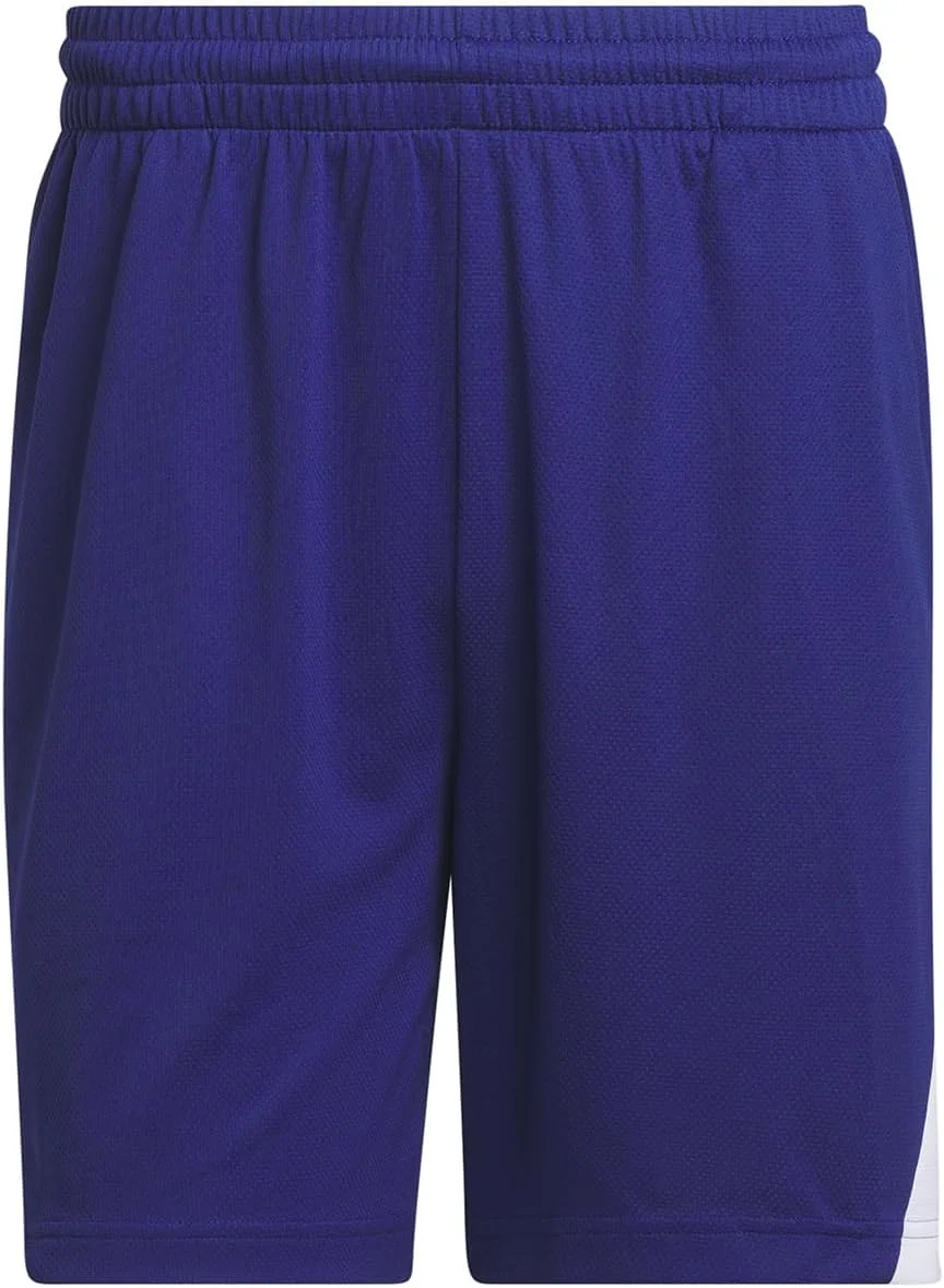 شلوارک مردانه آدیداس اورجینالز با نشان ورزشی، آبی پیروزی/سفید، سایز خیلی خیلی بزرگ با قد داخلی 9 اینچ