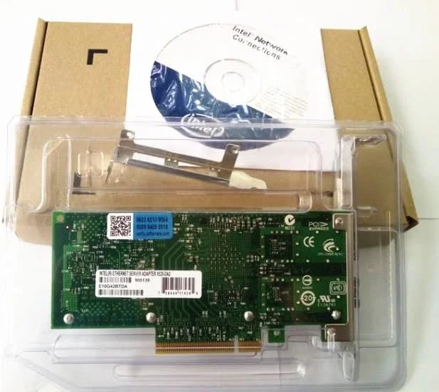 آداپتور شبکه اترنت دو پورت X520-DA2 10GBase PCI Express x8 با تراشه 82599ES مدل E10G42BTDA، SFP شامل نمی شود