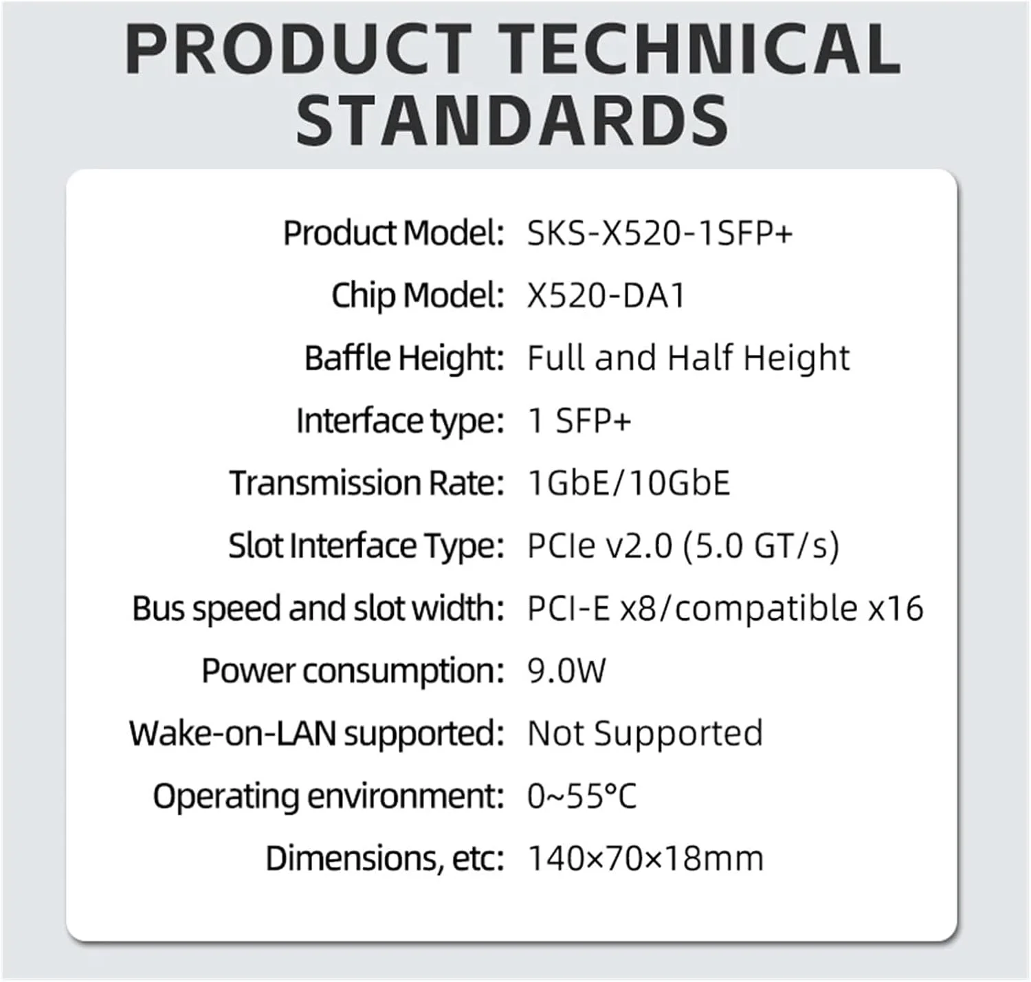 کارت شبکه 10G S-F.P+ مدل X520-DA1، کنترل اصلی، نرخ انتقال 1GbE/10GbE، PCIex8، اندازه کامل و نصف اندازه، یونیورسال کارت شبکه 10G S-F.P+ مدل X520-DA1، کنترل اصلی، نرخ انتقال 1GbE/10GbE، PCIex8، اندازه کامل و نصف اندازه، یونیورسال