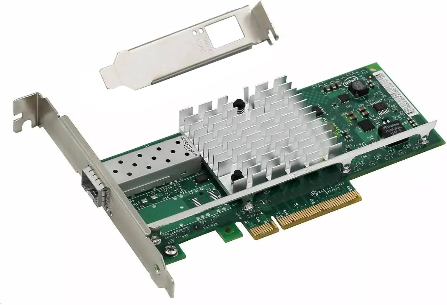 کارت شبکه آداپتور Intel X520-DA1 برای اترنت 10 گیگابیتی، پشتیبانی تطبیقی Full Duplex/Half Duplex، PCI-E X8 X16